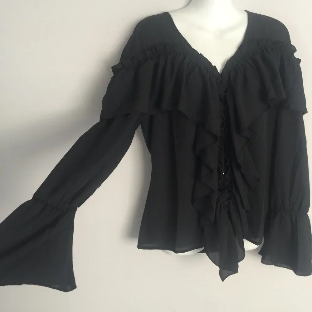 VENUS Ruffle Top - Picture 2 of 6